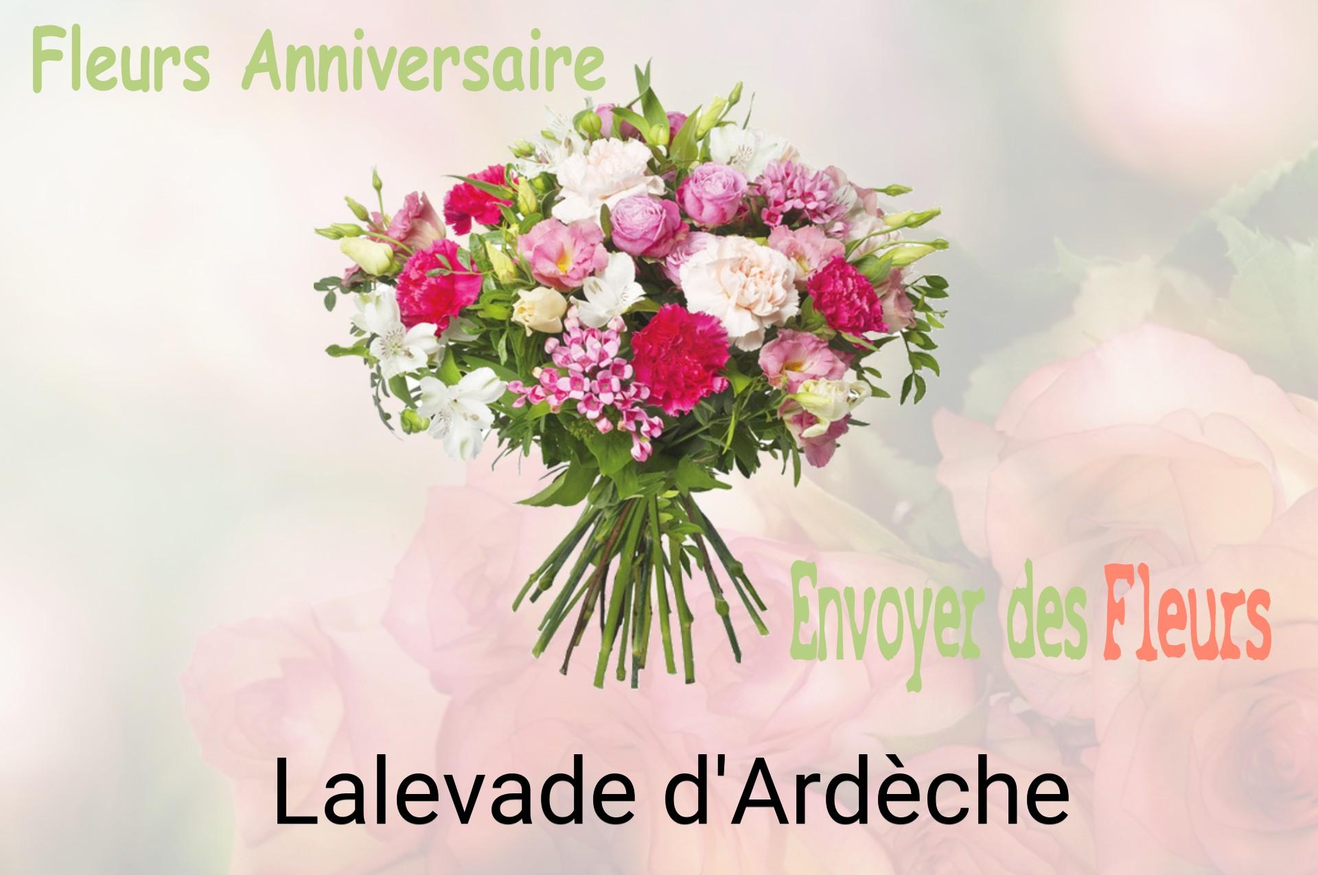 Bouquet de fleurs d’anniversaire livré à Lalevade-d'Ardèche