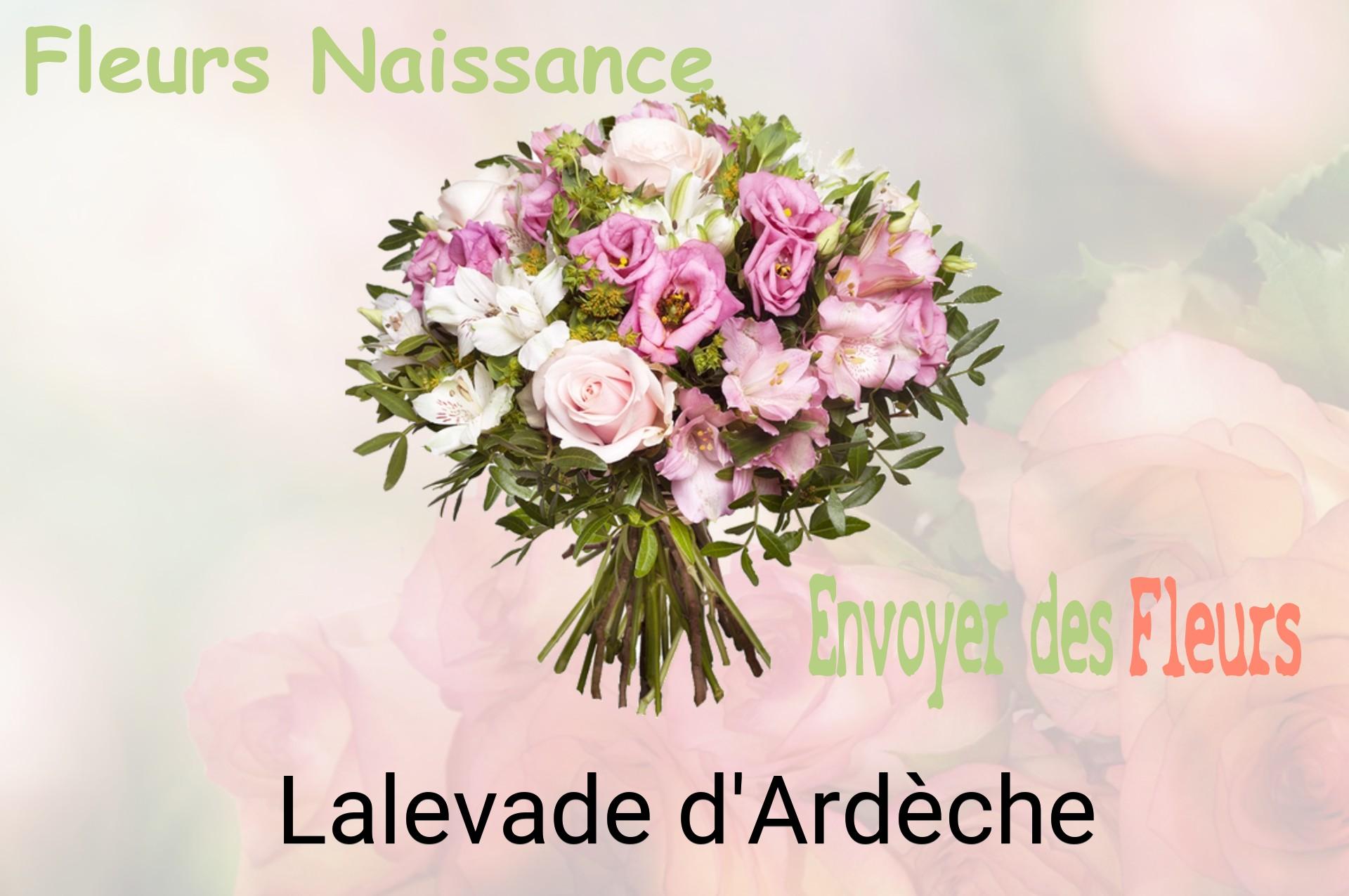 Bouquet de fleurs de naissance livré à Lalevade-d'Ardèche