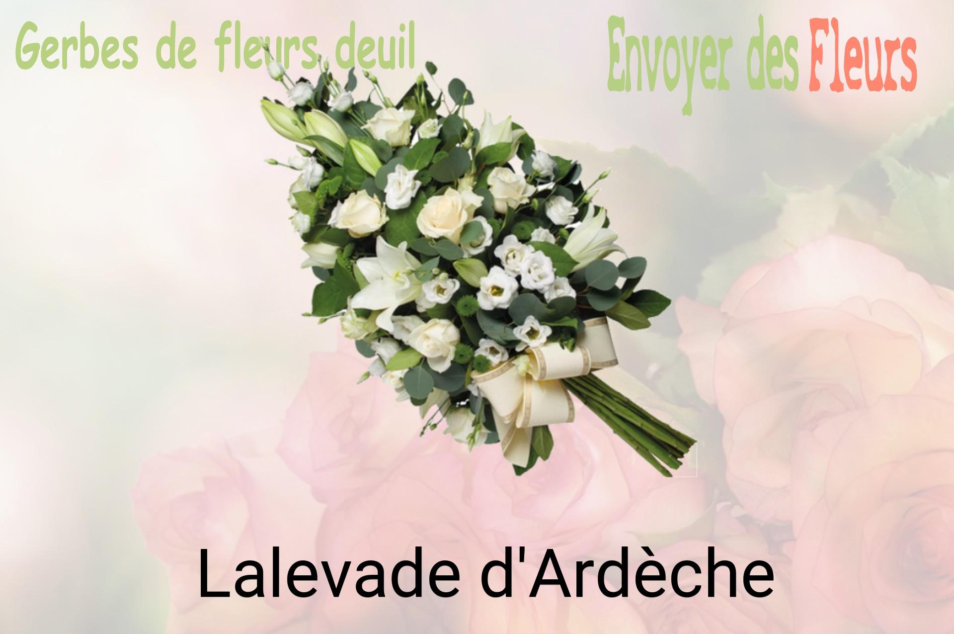 Gerbe de fleurs de deuil livrée à Lalevade-d'Ardèche